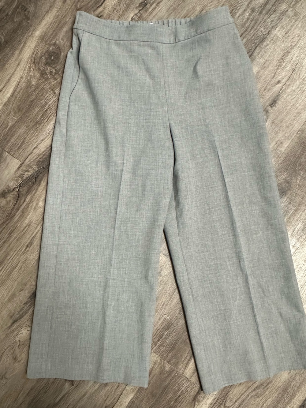 Babaton by Aritzia Gray Wide Leg Side Zip Dress Pants Size 12